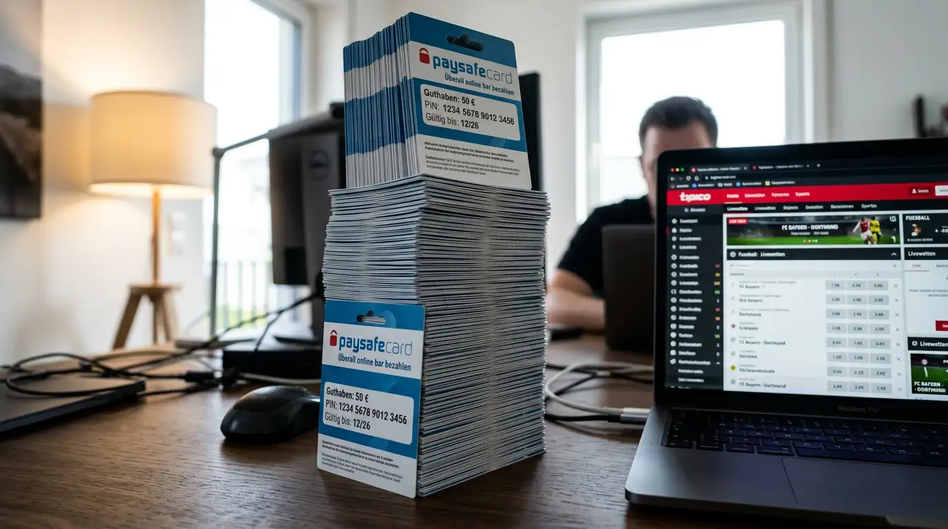Paysafecard Höchsteinzahlung Sportwetten – Maximum 2026