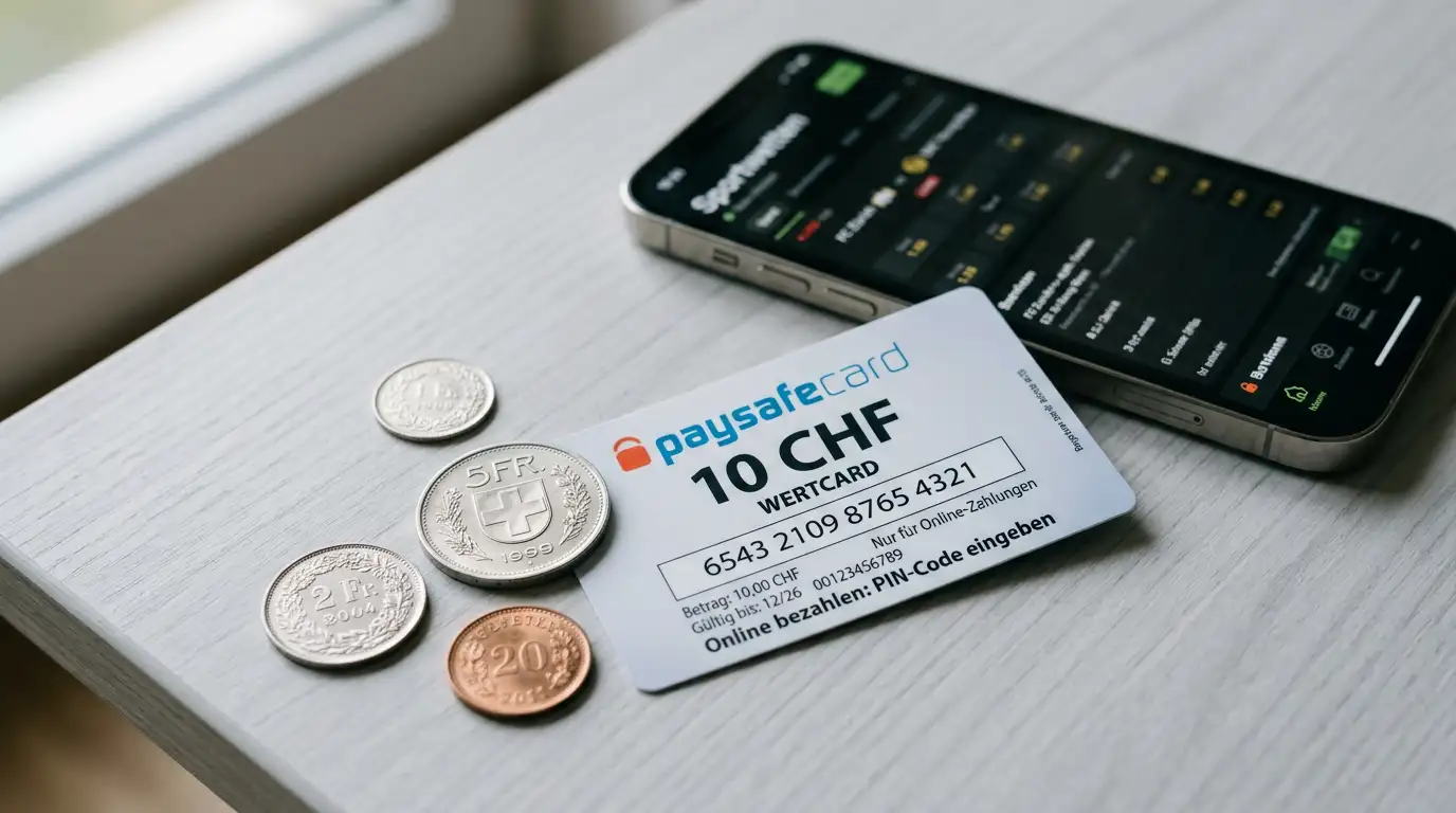 Paysafecard Mindesteinzahlung Sportwetten – Übersicht 2026