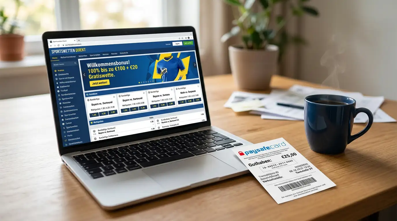 Sportwetten Bonus mit Paysafecard – Welche Boni gibt es? 2026